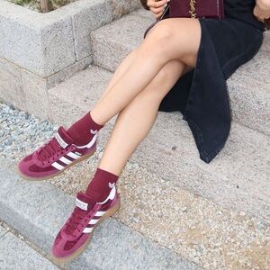 Adidas Handball Zpecial Corduroy women shoes Burgundy women 6.5